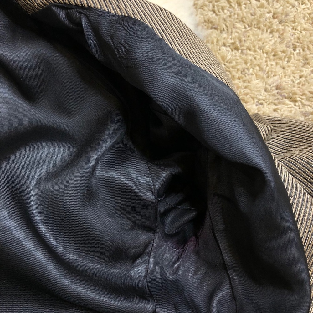 Vintage 90s Christian Dior woven silk blend blazer - Picture 11 of 16